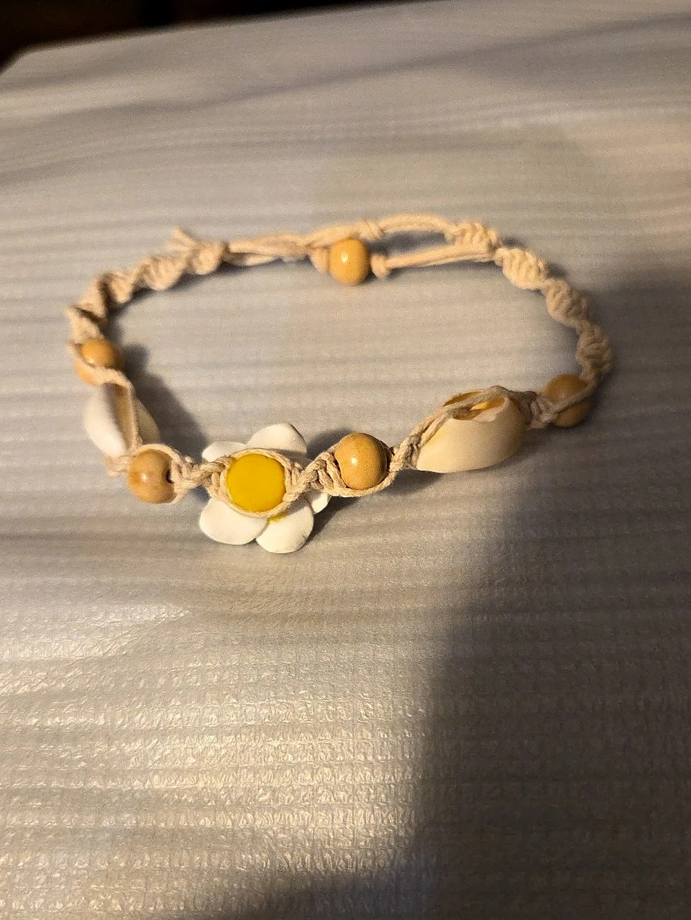 Shell Flower Beaded Anklet